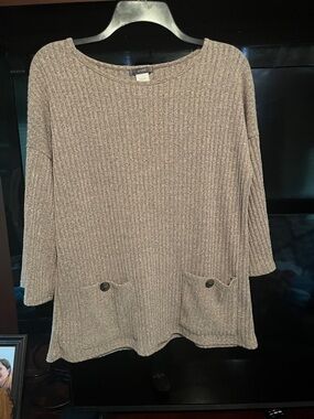 Brown Gyft sweater. No rips or holes.